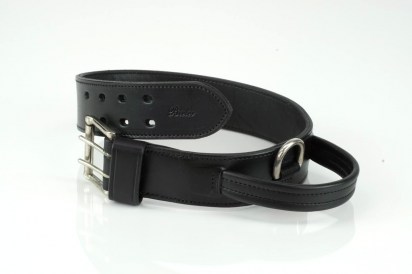 Bieler-Leather Police- Halsband- Schwarz | Nowasell Animals Collection & More